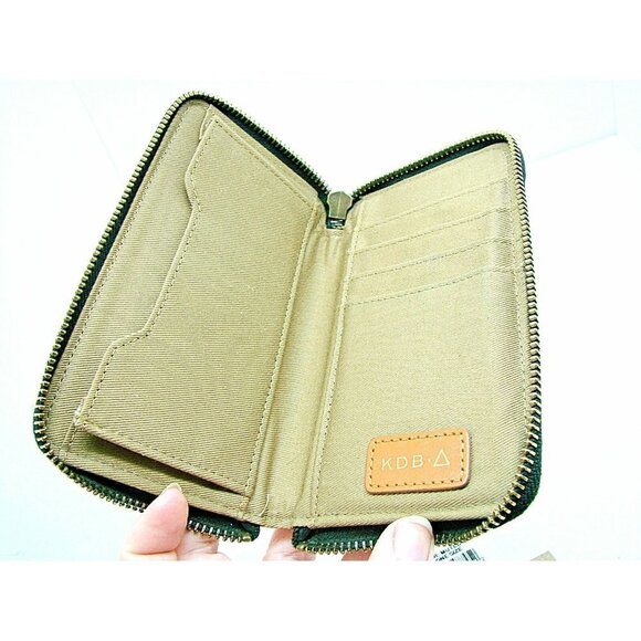 Kelsi Dagger KDB Womens Brown Faux Leather Southside Tech Zip Around Wallet NWOT - Picture 3 of 10